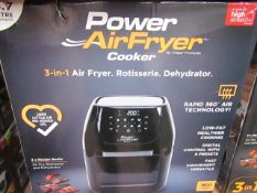 | 4X | POWER AIR FRYER COOKERS | UNCHECKED AND BOXED SOME MAY BE IN NON PICTURE BROWN BOXES| NO