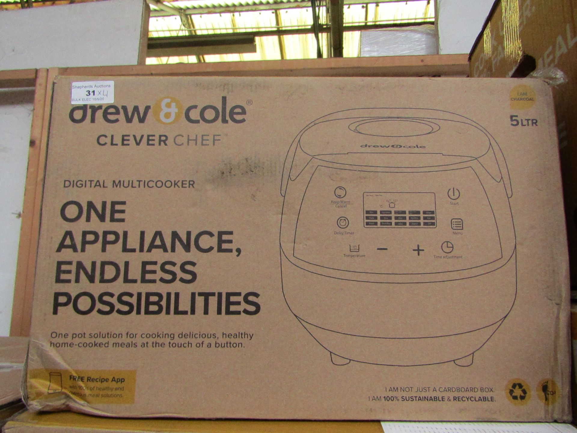 | 4X | DREW & COLE CLEVERCHEF | UNCHECKED AND BOXED | NO ONLINE RE-SALE | SKU C5060541511682 |