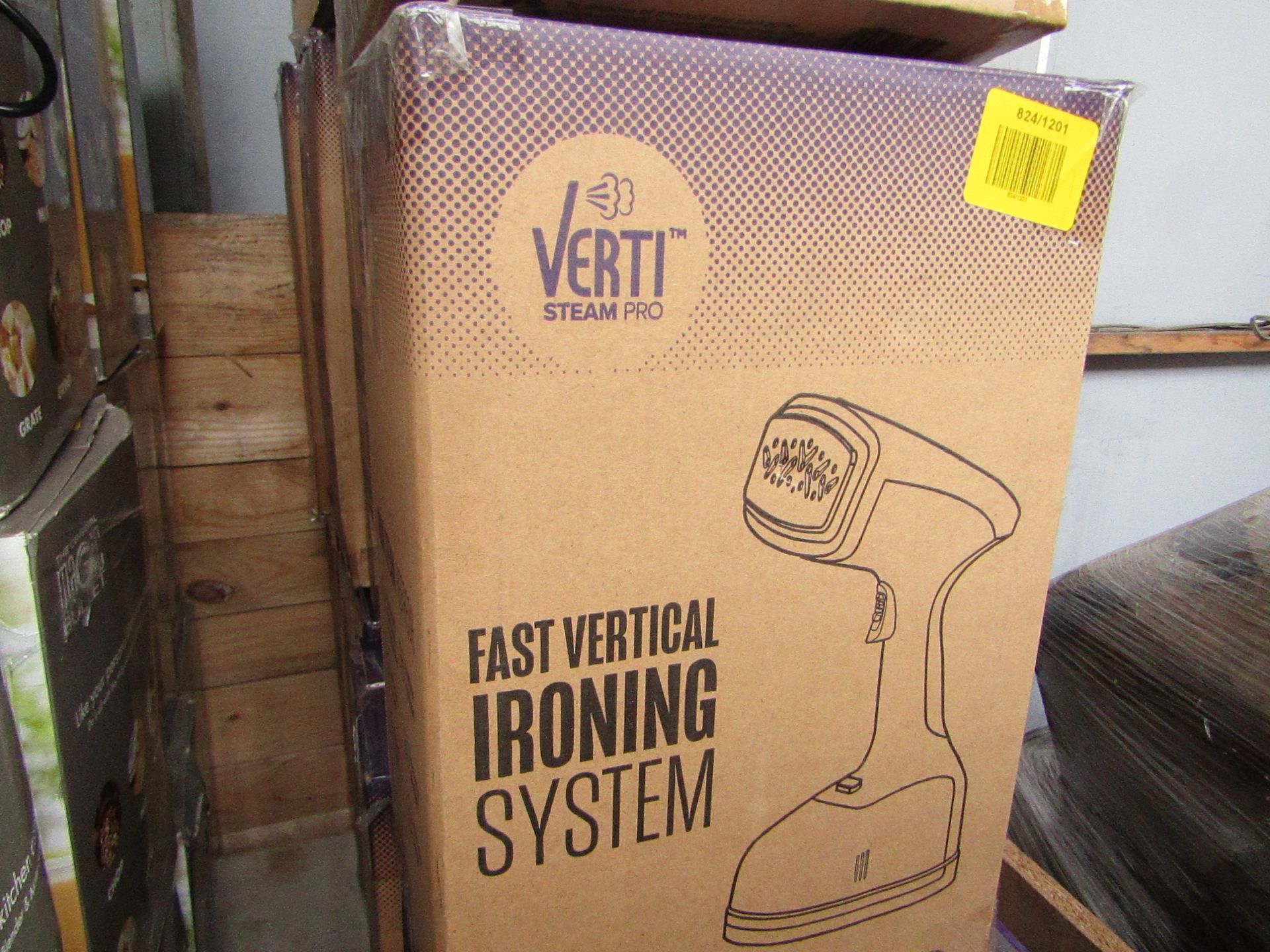 | 3X | VERTI STEAM PRO'S | UNCHECKED AND BOXED | NO ONLINE RESALE | RRP £43.99 |TOTAL LOT RRP £87.98