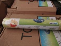 Box of 12 Rolls of Winnie The pooh Wallpaper. Packaged.