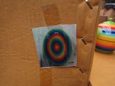 8x Rainbow - Large Plates (26cm) - New & Packaged.