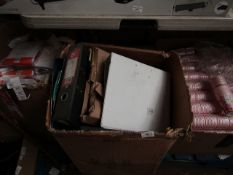 Box of Approx 20 + Items For Office : Files, Ring Binders Etc.
