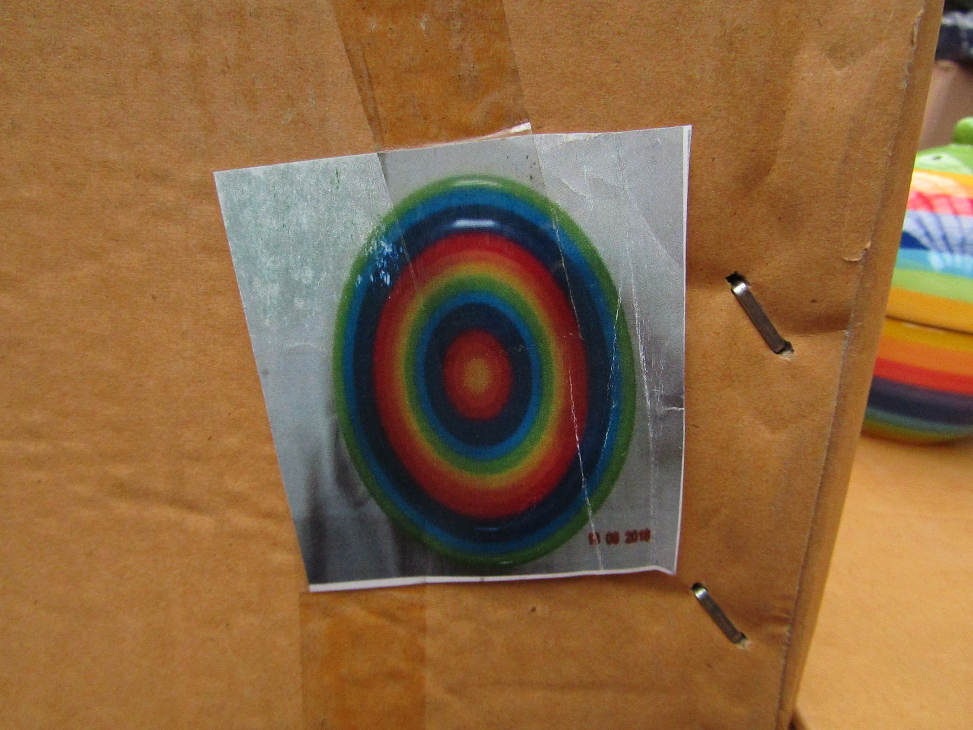 8x Rainbow - Large Plates (26cm) - New & Packaged.