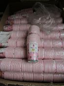 10x Pacs of 8 Rackel Ellen Girls Paper Cups - All Packaged.