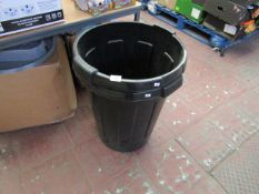 2 x Black plastic Bins (no lids) Look unused