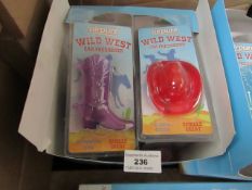 Box of 12 Airpure Wild West Car Fresheners. Unused & Packaged