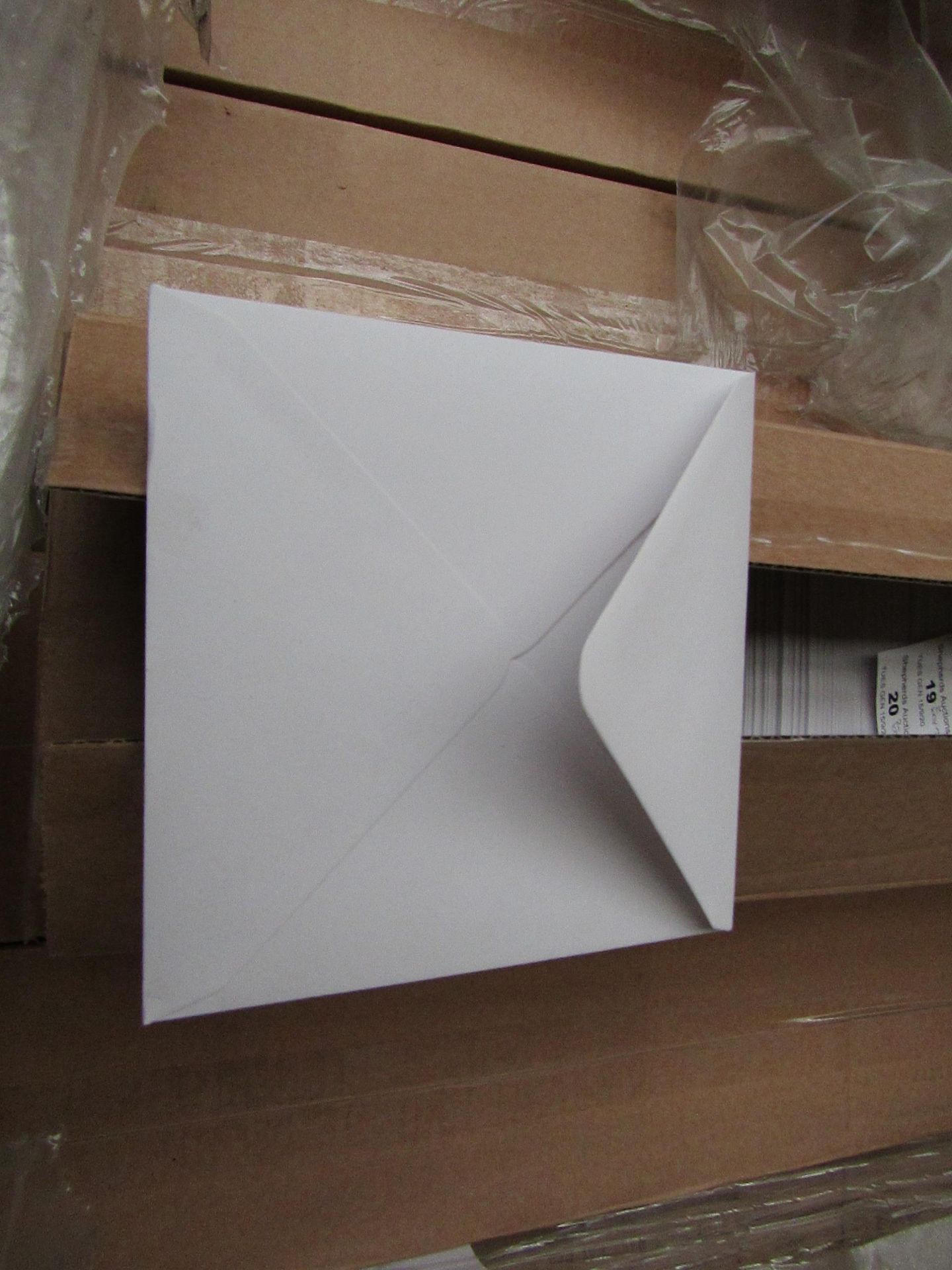 2 Boxes of 900 Gummed Bankers Envelopes. 143mm x 143mm. Unused.