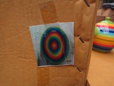 8x Rainbow - Large Plates (26cm) - New & Packaged.