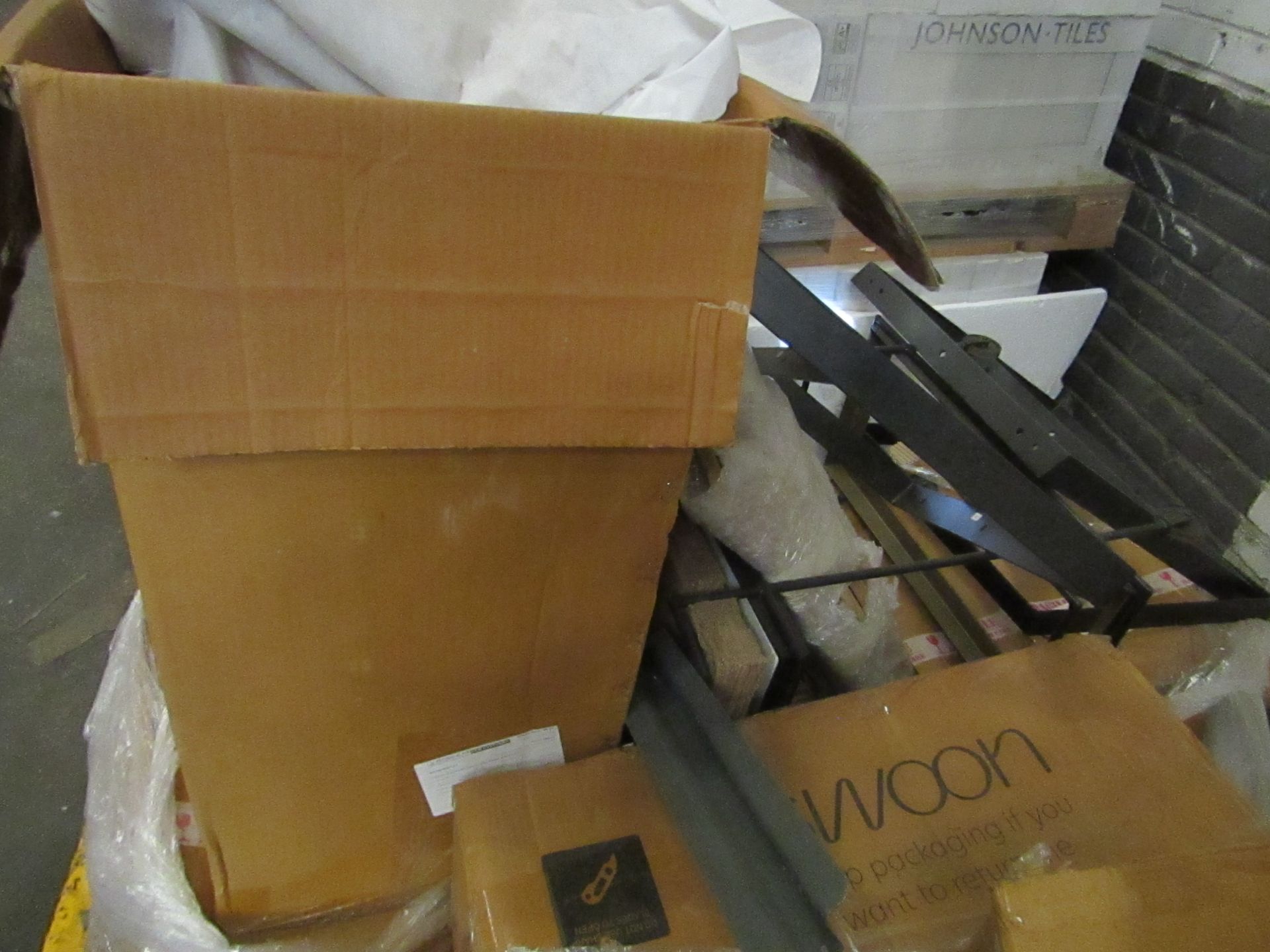 | 1X | PALLET OF SWOON  B.E.R FURNITURE, UNMANIFESTED, WE HAVE NO IDEA WHAT IS ON THESE PALLETS OR