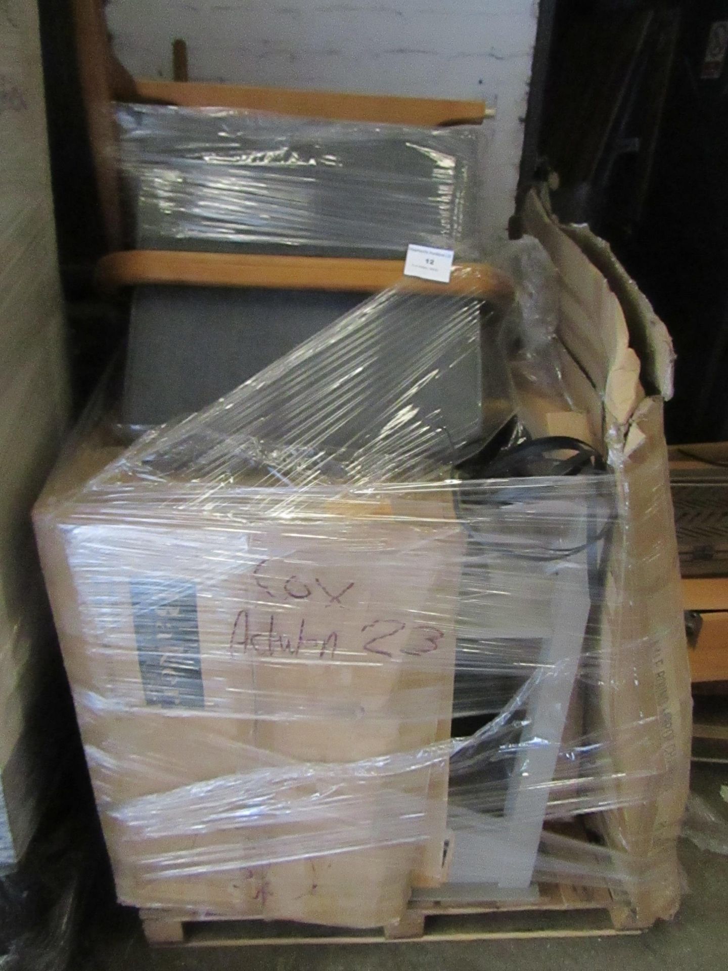 | 1X | PALLET OF COX AND COX  B.E.R FURNITURE, UNMANIFESTED, WE HAVE NO IDEA WHAT IS ON THESE