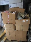 Pallet of approx 600 pairs of Various coloured and sized foot ball socks, all unused but have been