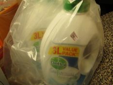 2 x 3L Dettol Laundry cleanser. Unused