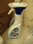 3 x 750ml Viakal Classic Sprays. Unused