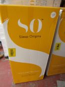 | 1X | SLEEP ORIGINS KING SIZE 18CM DEEP MATTRESS | NEW AND BOXED | NO ONLINE RESALE | RRP £599 |