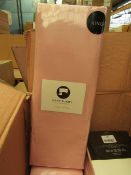 Box of 8 Sanctuary Blush King Size Fitted Sheets. New & Packaged