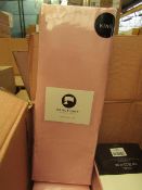 Box of 8 Sanctuary Blush King Size Fitted Sheets. New & Packaged