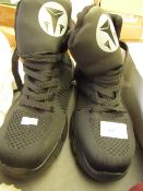 Black Steel Toe Cap Boots - Size 7 - Good Condition.