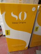| 1X | SLEEP ORIGINS KING SIZE 18CM DEEP MATTRESS | NEW AND BOXED | NO ONLINE RESALE | RRP £599 |