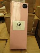 Box of 6 Sanctuary Superking Blush Fitted Sheets. New & Apckaged