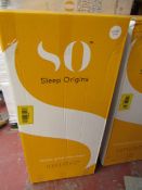 | 1X | SLEEP ORIGINS KING SIZE 18CM DEEP MATTRESS | NEW AND BOXED | NO ONLINE RESALE | RRP £599 |