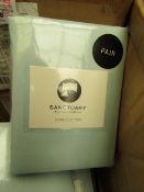 Box of 24 Packs of 2 Sanctuary Duck Egg Pillowcases. New & Packaged