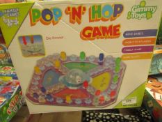 Gimmy Toys - Pop 'n' Hop Board Game - Unchecked & Boxed.
