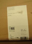 Cooke & Lewis - Curved Base End Cabinet (White) Size Unknown - Unchecked & Boxed.