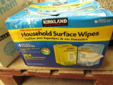 Kirkland Household Wipes. 304 wipes in total. Unused