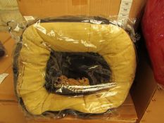 Snoozzzeee Dog - Black Donut Dog Bed (20") - New & Packaged.