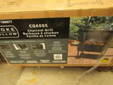 Smoke Hollow CG600S Charcoal Grill. Boxed & looks unused but has a few Scuffs. Unchecked for all