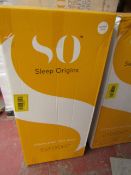 | 1X | SLEEP ORIGINS KING SIZE 15CM DEEP MATTRESS | NEW AND BOXED| NO ONLINE RESALE | RRP £499 |