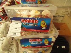 2 x 1750g Haribo Starmix. BB 07/21. Boxes are dinted