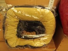 Snoozzzeee Dog - Black Donut Dog Bed (20") - New & Packaged.