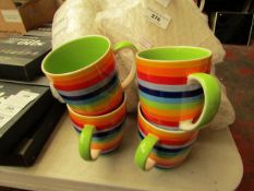 4x Rainbow - Mugs - New & Packaged.