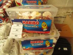 2 x 1750g Haribo Starmix. BB 07/21. Boxes are dinted