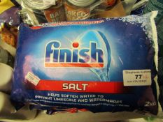 4 x Finish Salt. 2kg in each. Unused