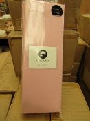Sanctuary Superking Blush fitted Sheet. New & Packaged