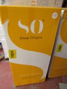 | 1X | SLEEP ORIGINS SUPER KING SIZE 15CM DEEP MATTRESS | NEW AND BOXED| NO ONLINE RESALE | RRP £599