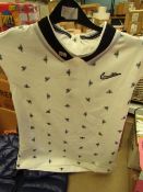 Nike - Dri-Fit Polo Shirt (White) - Size Small - See Image For Design.