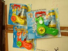 3x Single Packs of Bubble Guns - All Good Condition & Packaged.