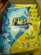 8 x 48 Flash Wipes. Unused