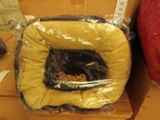 Snoozzzeee Dog - Black Donut Dog Bed (20") - New & Packaged.