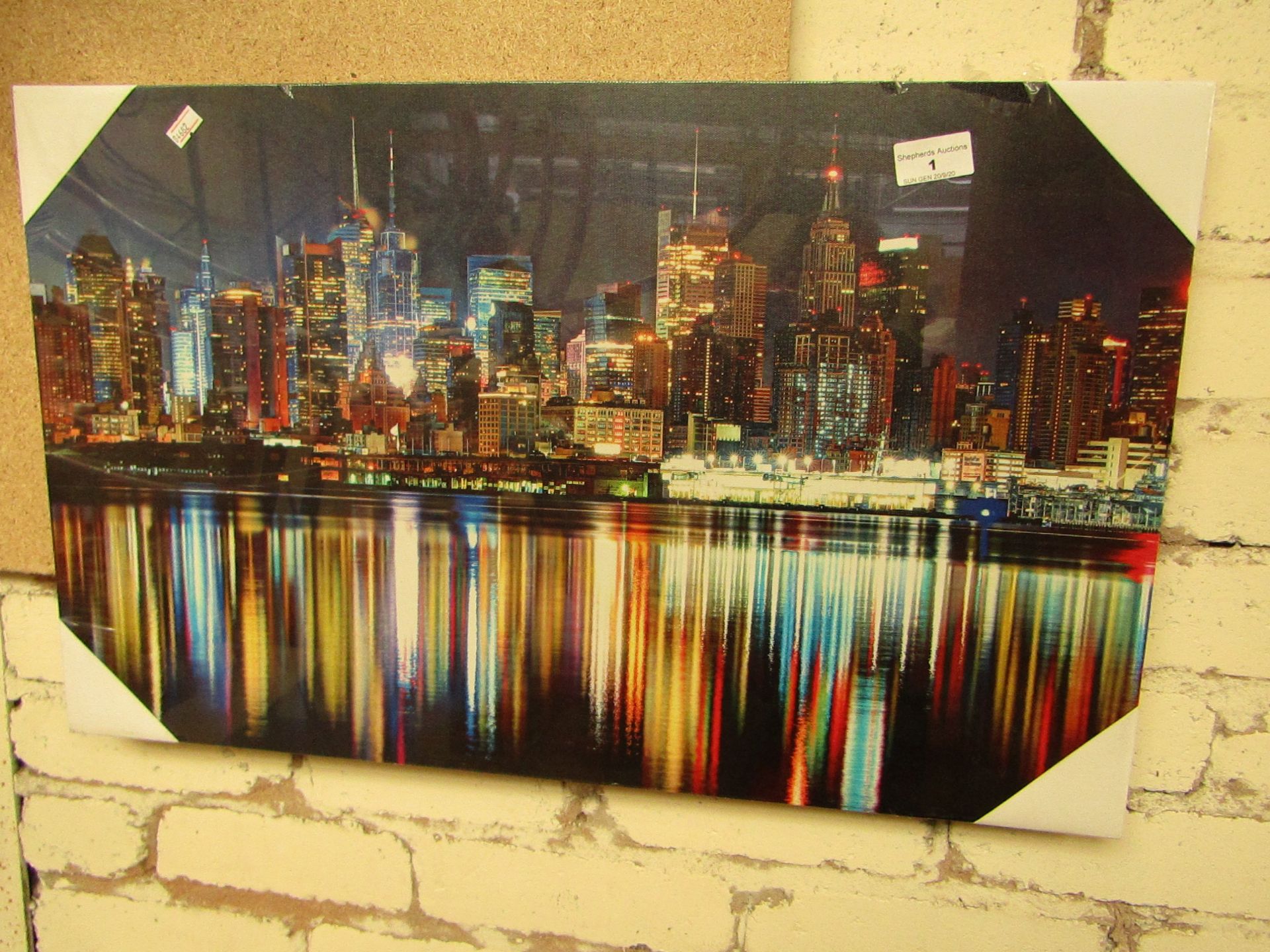 City Canvas. Unused. 65cm x 40cm.