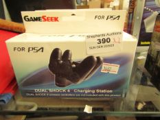 3x GameSeek - Dual Shock 4 Charging Station (For PS4) - Unchecked & Boxed.