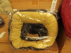 Snoozzzeee Dog - Black Donut Dog Bed (20") - New & Packaged.