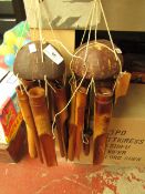 2 x Wooden Wind Chimes.