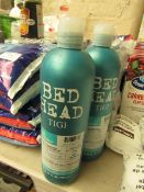 2 items being 750ml Bed Head Shampoo & a Conditioner. Unused