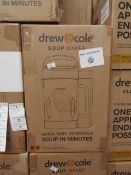 | 1X | DREW AND COLE SOUP CHEF | BOXED AND REFURBISHED | NO ONLINE RESALE | SKU C5060541516809 | RRP