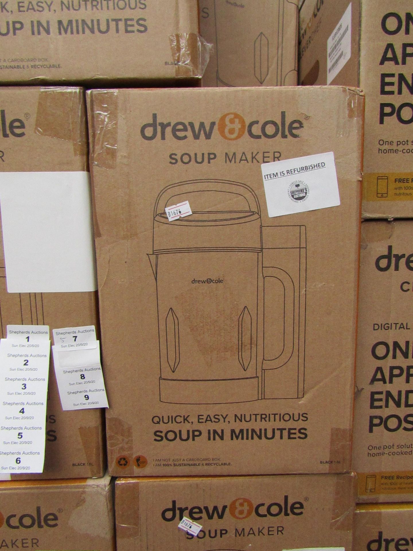 | 5X | DREW AND COLE SOUP CHEF | BOXED AND REFURBISHED | NO ONLINE RESALE | SKU C5060541516809 | RRP