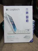 10x Logitech ultra thin keyboard folio for iPad Air, unchecked and boxed.